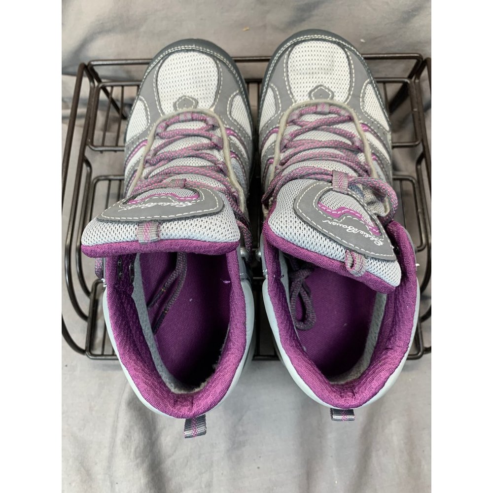 Eddie Bauer Women's Lukla Pro Gey/Purple Mid Hiker Bo… Gem